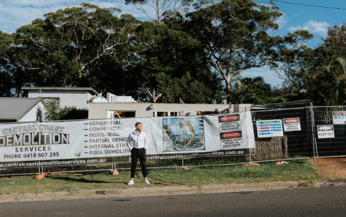 Development site on the Central Coast